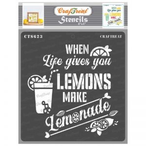 CrafTreat Stencil - Life gives you lemon