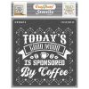 CrafTreat Stencil - Coffee Mood
