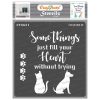 CrafTreat Stencil - Cat and Dog