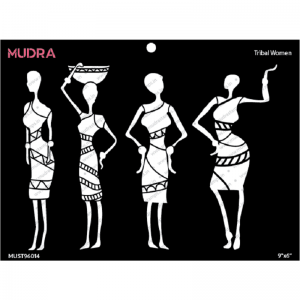 Mudra Stencil - Tribal Women