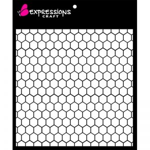Expressions Craft Stencil - Honey Coomb