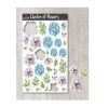 Pre-Cut Elements Sheets - Cluster Of Flowers