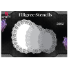 iCraft Filigree Stencils 7.75 x 10 - Oval