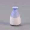 Miniature Vase – Violet With White