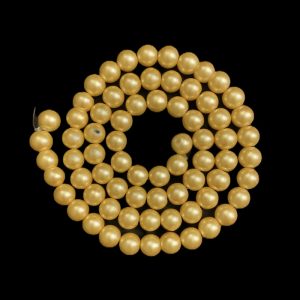 Faux Pearl Round Beads - Ivory