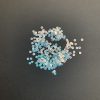 Double Shade White Round Sequins