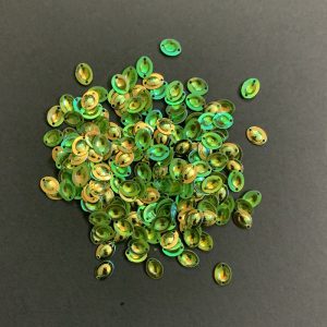 Green Oval Sequins