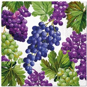 Natural Grapes Decoupage Napkin