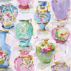 Painted Vases Decoupage Napkin