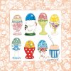 Easter Egg On Holder Decoupage Napkin