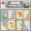 Craftreat Decoupage Paper - Dreamy Florals