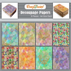 Craftreat Decoupage Paper - Moroccan Festive