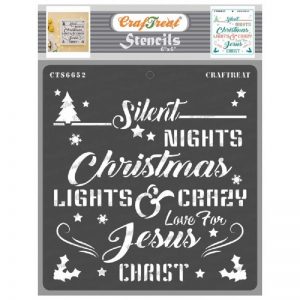 CrafTreat Stencil - Christmas Lights