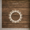 Doily Circle Frame Mudra Chipzeb