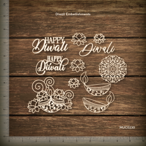 Diwali Embellishments Mudra Chipzeb