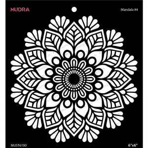 Mudra Stencil - Mandala #4