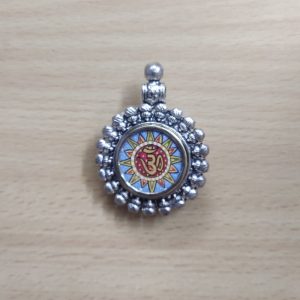 German Silver OM Pendant