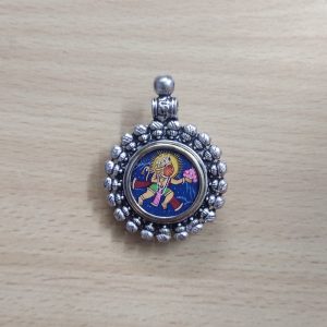German Silver Lord Hunuman Pendant