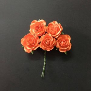 Mulberry Flowers - Orange