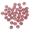 Transparent Acrylic Beads - Pink
