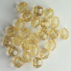 Transparent Acrylic Beads - Light Yellow