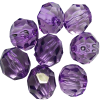 Transparent Acrylic Beads - Purple