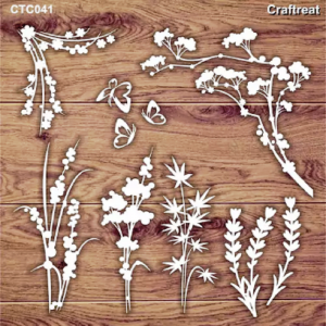 Craftreat Chiplets - Wild Flowers