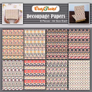 Craftreat Decoupage Paper - Aztec