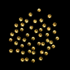Gold Flower Bead Cap