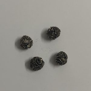 German Silver Round Shape Beads