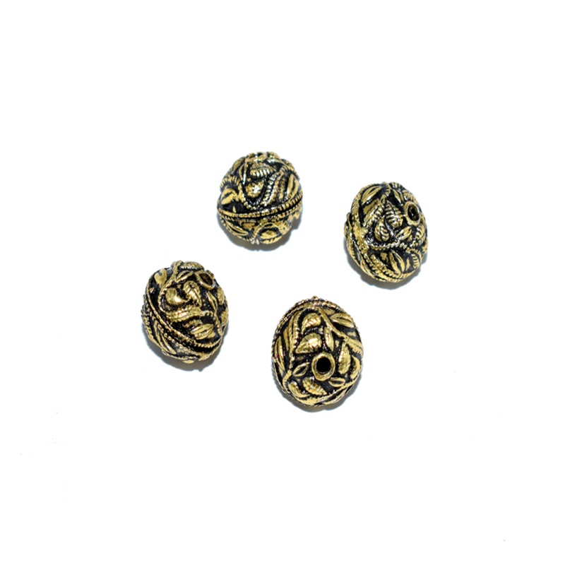 Antique Gold Round Shape  Beads