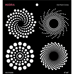 Mudra Stencil - Dot Paint Circles