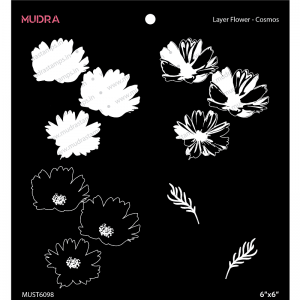 Mudra Stencil - Layer Flower – Cosmos