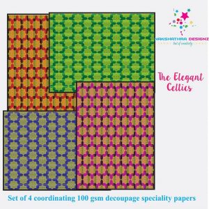 Nakshathra Designz Decoupage Paper - The Elegant Celtics