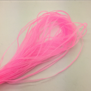 Organza Ribbon - Fluorescent Pink