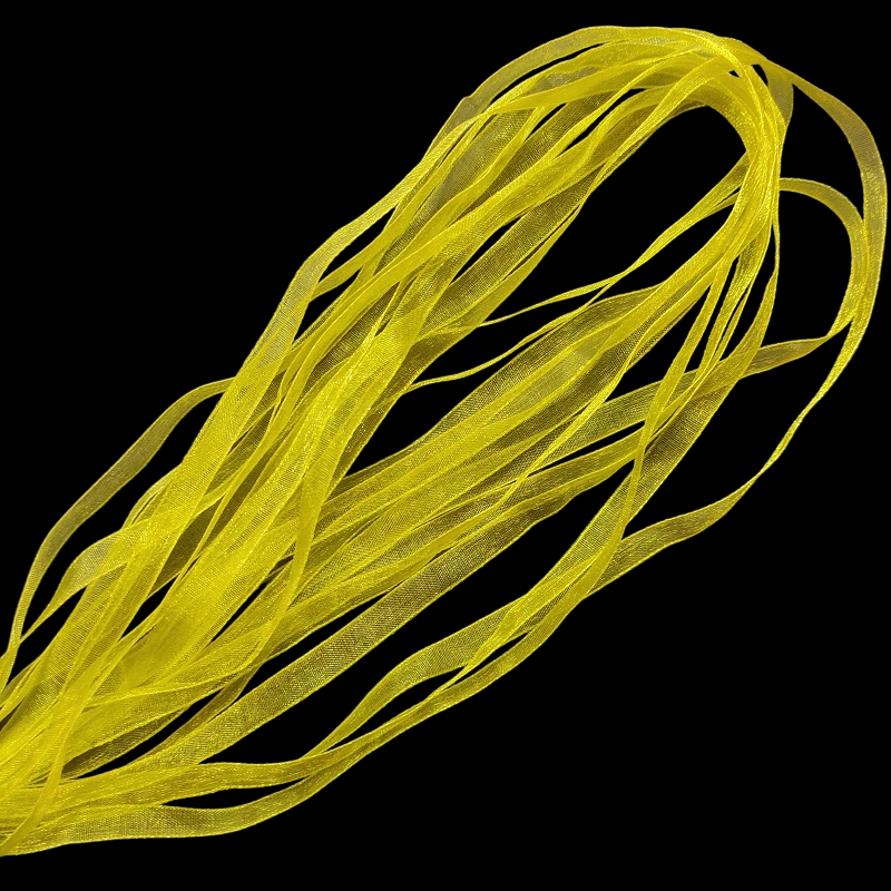 Organza Ribbon - Yellow Green