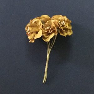 Fabric Flower - Brown