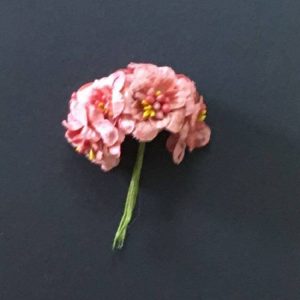 Fabric Flower - Peach