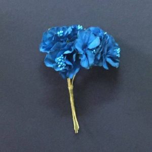 Fabric Flower - Blue