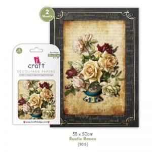 iCraft Decoupage Paper- Rustic Roses