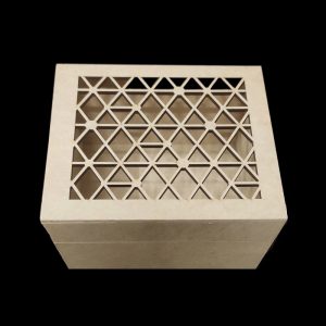 Diamond Pattern Square MDF  Box