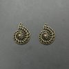 Pendant - Antique Bronze Conch Shape