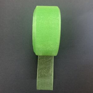 Parrot Green Organza Ribbon