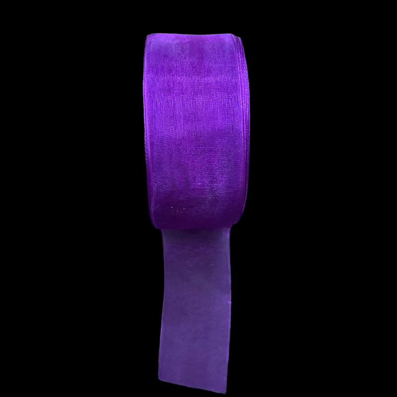 Purple Organza Ribbon