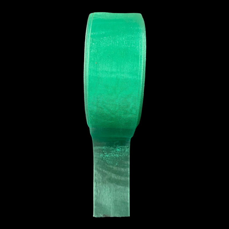 Turquoise Green  Organza Ribbon