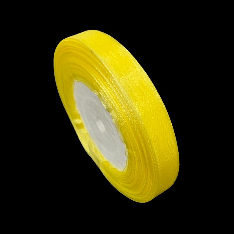 Organza Ribbon - Yellow