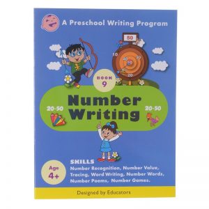 Preschool Writing Alphabet Pattern Writing 9 by Jasmine Bheda