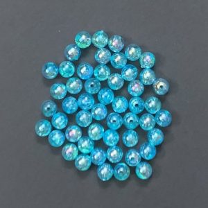 Dual Town Acrylic Beads - Baby Blue