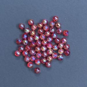 Dual Town Acrylic Beads - Maroon
