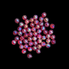 Iridescent Acrylic Beads - Maroon